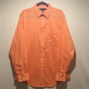 Orange new Croft & Barrow dress shirt size16 34/35